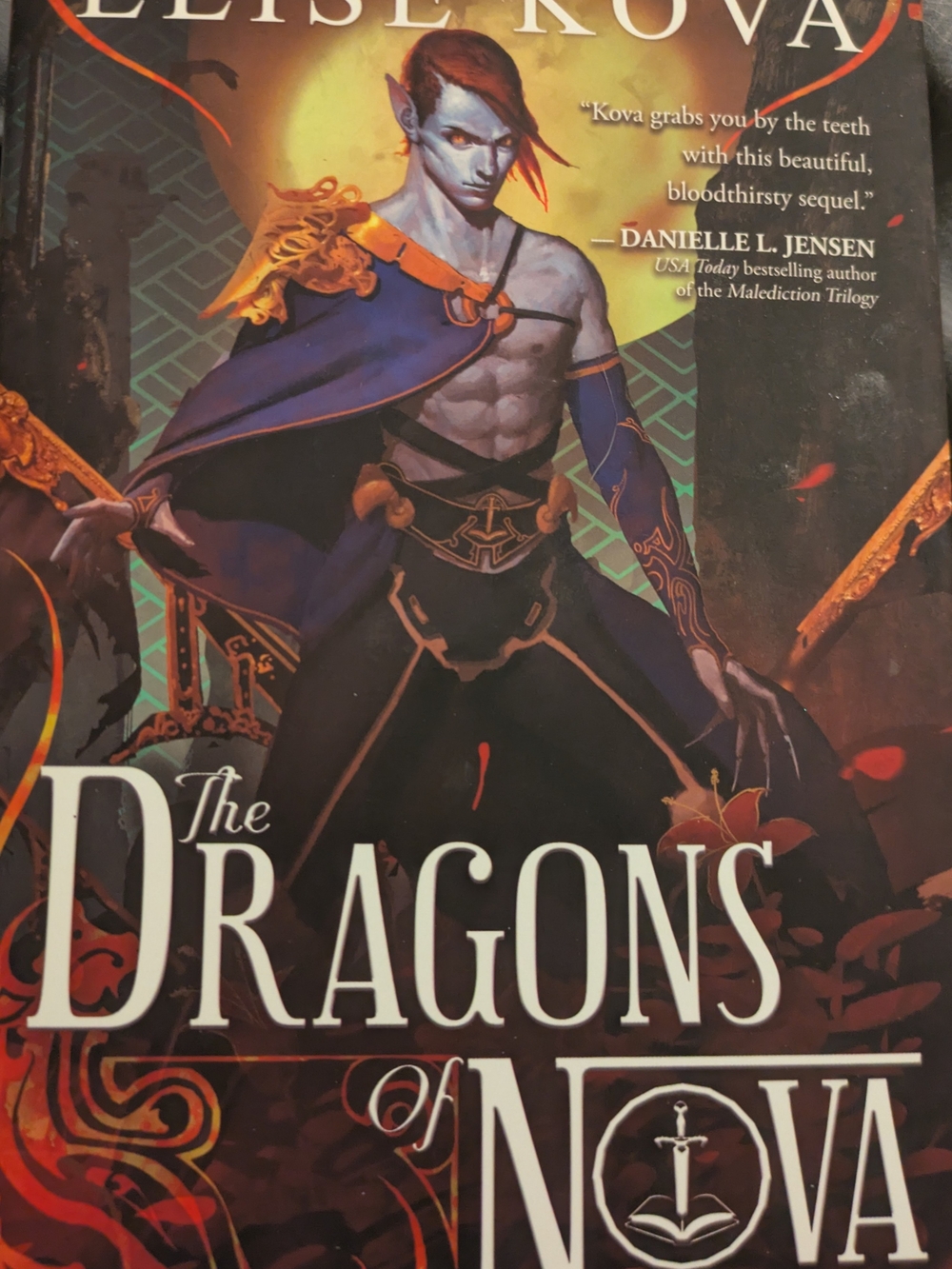The Dragons of Nova Hardback Fantasy Book By Elise Kova